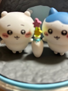 ガチャポンコーナーで、スマホ見ながら何度も回してる方がいて、なんぞ?と思っていなくなるのまってたら、ちいかわだった。成程